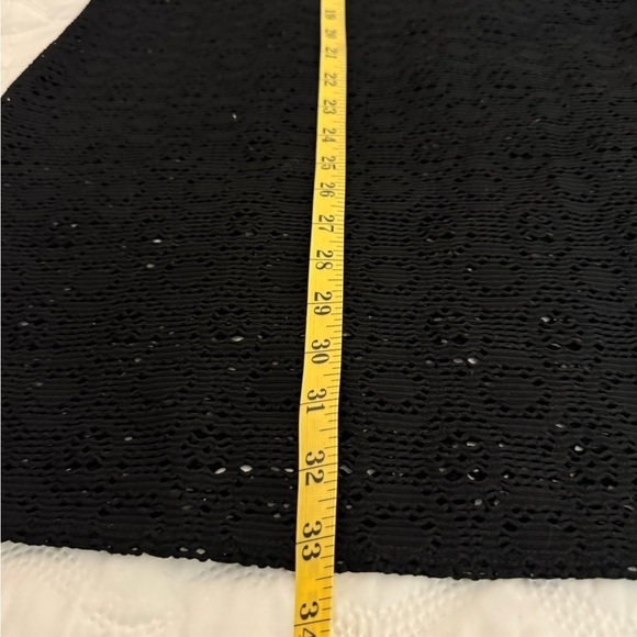 Islander Black Open Knit Sleeveless Cover Up X-Large - Picture 5 of 8